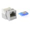 Bestlink Netware CAT6 Tool Less Keystone Jack- Gray 101707GY - alternate 1